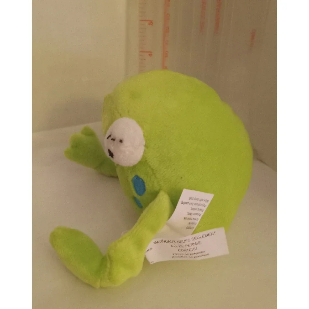 Green Frog Hallmark Sir Hop Blue Spots Plush Stuffed Animal Toy Magnetic Head